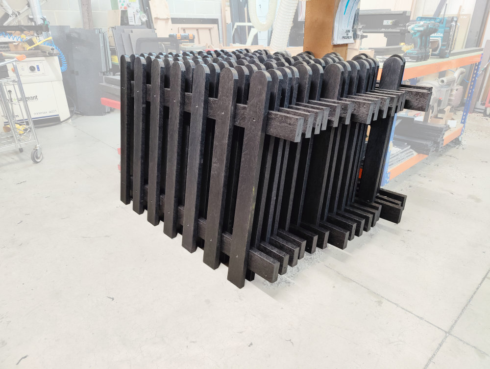Assembled Picket Fencing Panels