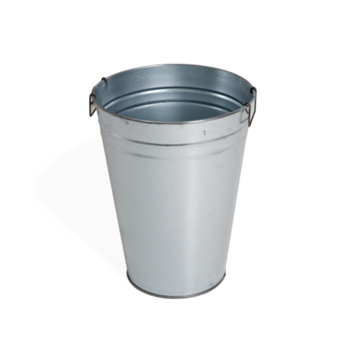 Metal bin liner with handles