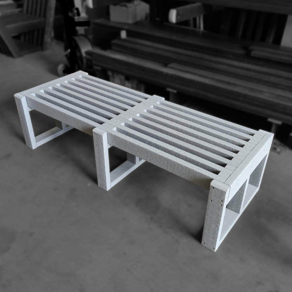 Back to Back Modular Bench Changing room plastic bench