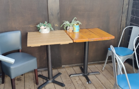 Cafe Replacement Top. Bistro Table. Cafe Replacement Top. Bistro Table.
