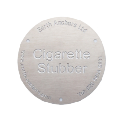 Round Stainless Steel Cigarette Stubber Plate