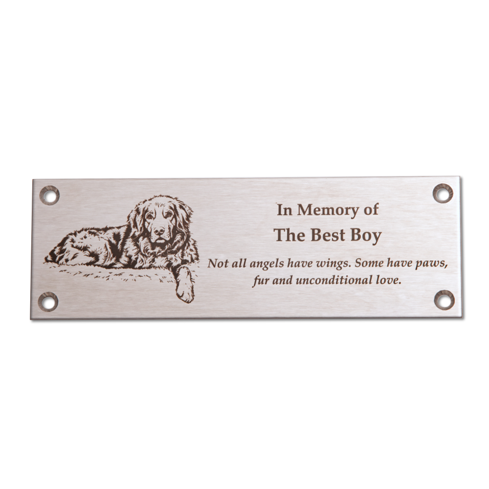 Pet Memorial Plaque