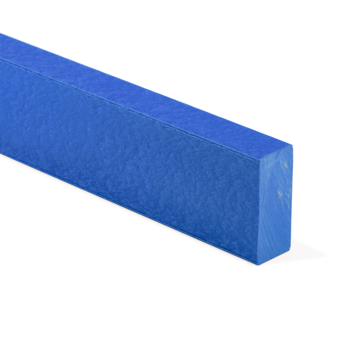 Blue composite lumber