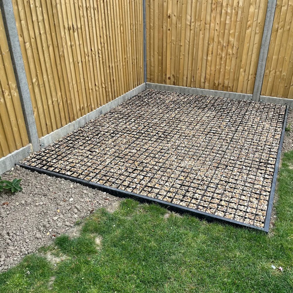 Gravel Grid Edging Solution Using Recycled Plastic Lumber Gravel Grid Edging Solution Using Recycled Plastic Lumber