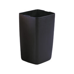 Black plastic bin