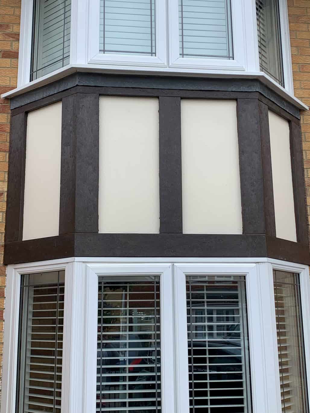 Recycled Plastic Bay Window Apron Panels Recycled Plastic Lumber- House Gable
