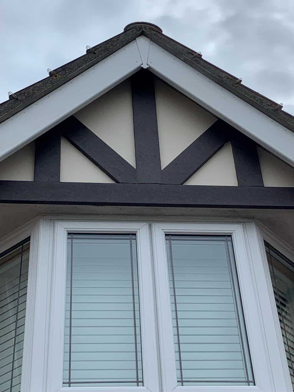 Recycled Plastic Gable Infill Panel House Gable Using Recycled Plastic Lumber