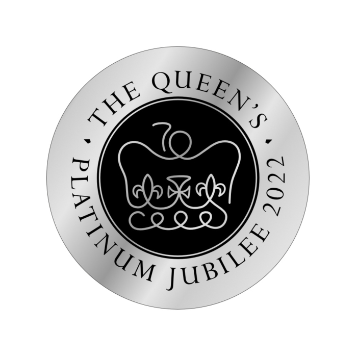 Stainless Steel Disc plaque for Platinum Jubilee