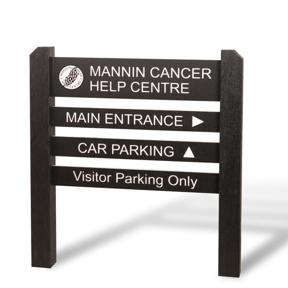 Recycled Plastic Ladder Sign