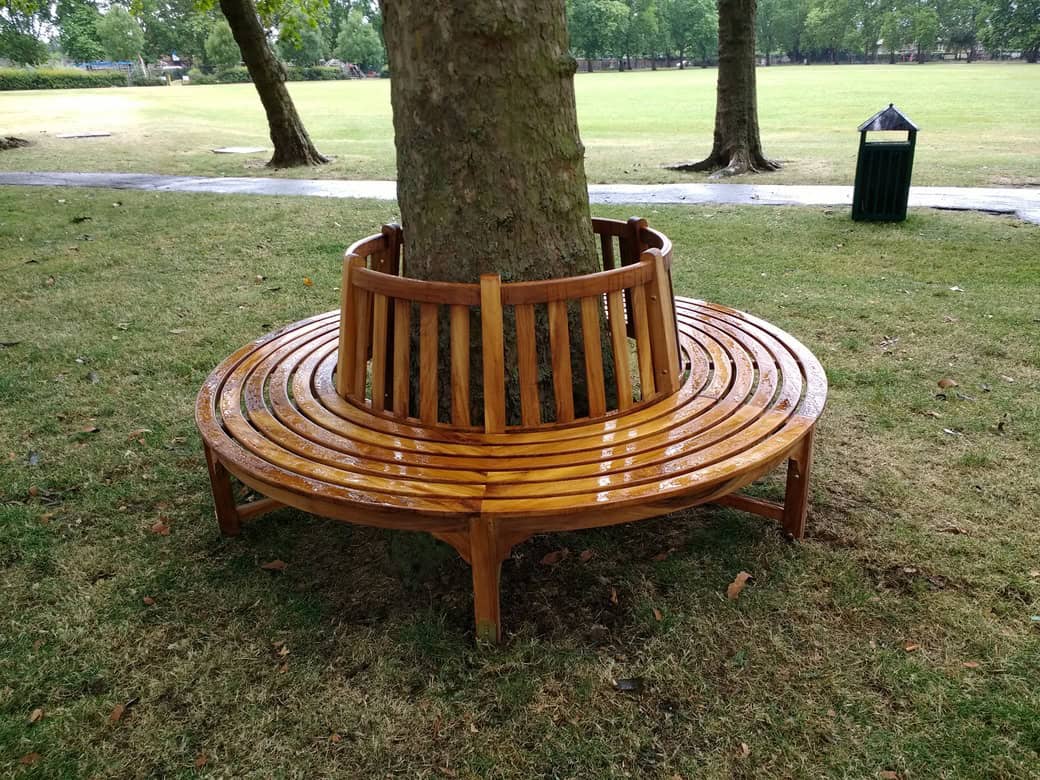 Octagonal Recycled Plastic Tree Seat Octagonal Recycled Plastic Tree Seat
