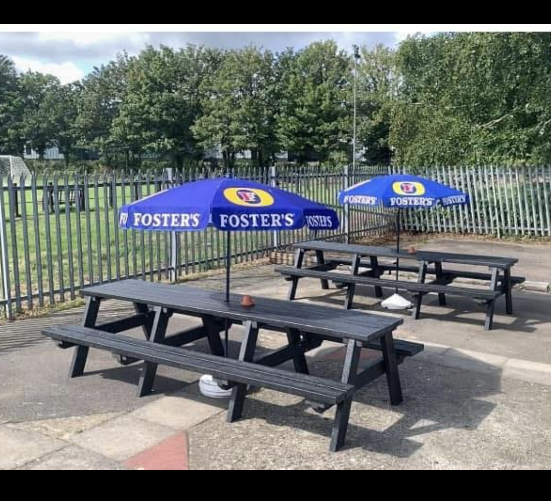 Picnic Table in Sports Pub Picnic Table in Sports Pub