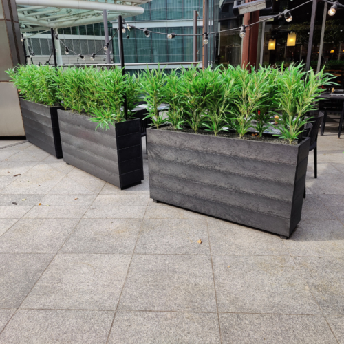 Recycled Plastic Narrow Planters