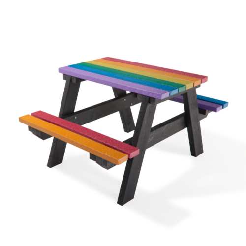 Small Multi coloured picnic table
