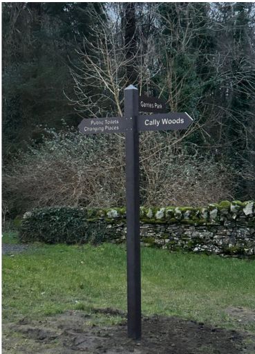 Recycled Plastic Finger Post.. Recycled Plastic Finger Post..