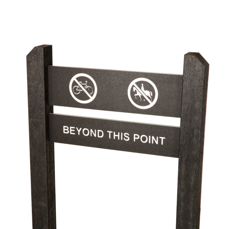 Sign Rung Recycled Plastic Ladder Sign - Earth Anchors