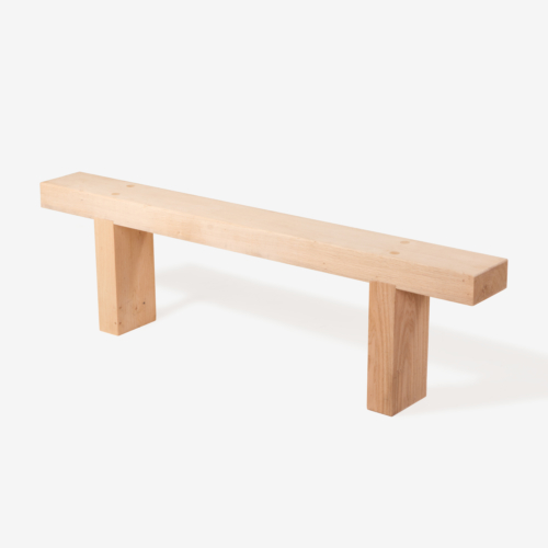 Chunky Oak Garden Bench